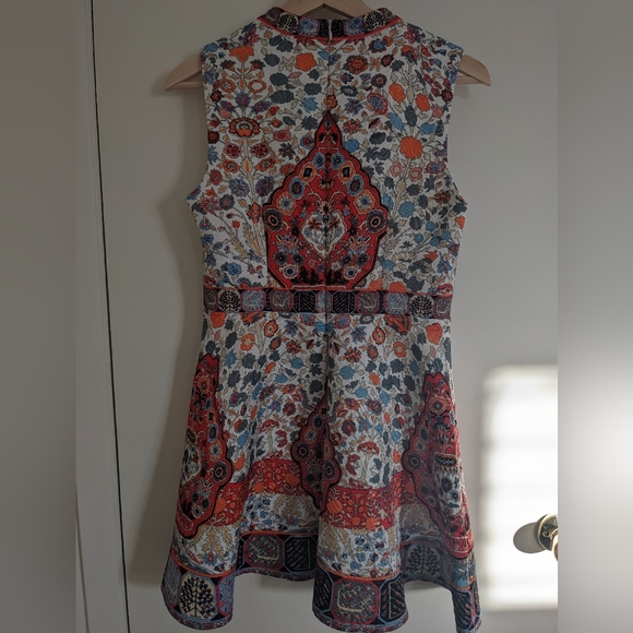 A-line Paisley Floral Dress - Picture 3 of 4